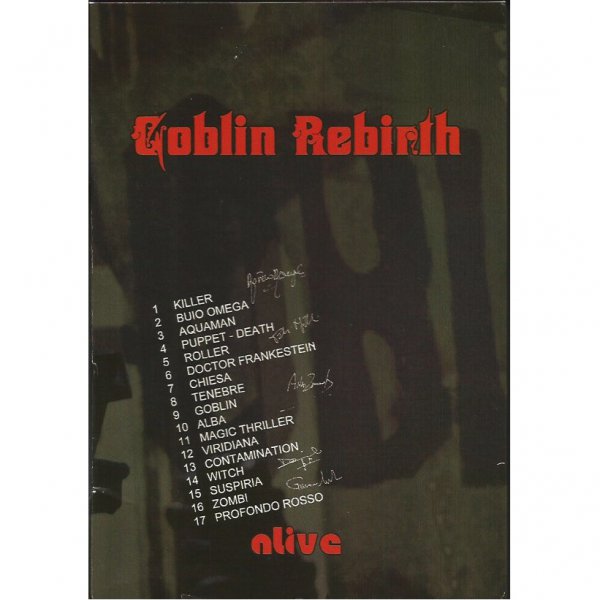 Goblin Rebirth: ALIVE 2CD & DVD (PAL Format) BOX - Click Image to Close