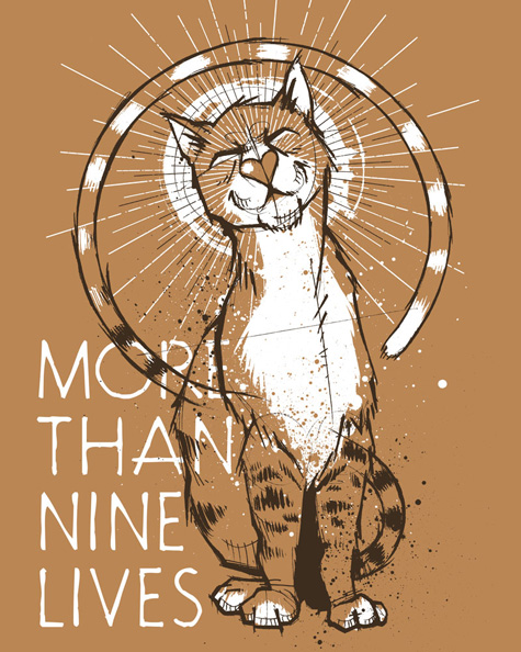Various Artists: More Than Nine Lives 2CD + Mike Wohlberg Art Print - Click Image to Close