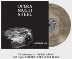 Opera Multi Steel: CATHEDRALE 35TH ANNIVERSARY EDITION (CLEAR WITH BLACK MARBLES) VINYL LP