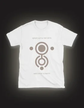 Apoptygma Berzerk: Crop Circle White Unisex Shirt - Large Apoptygma Berzerk: Crop Circle White Unisex Shirt - Large