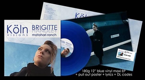 Brigitte Handley: KOLN VISIONS (LIMITED INDIGO BLUE) VINYL EP - Click Image to Close