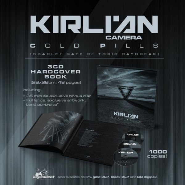 Kirlian Camera: COLD PILLS (SCARLET GATE OF TOXIC DAYBREAK) (LIMITED) 3CD ARTBOOK - Click Image to Close