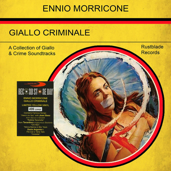 Ennio Morricone: GIALLO CRIMINALE VINYL LP - Click Image to Close