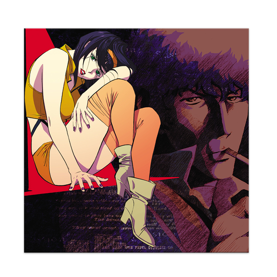 Yoko Kanno And The Seatbelts: COWBOY BEBOP ORIGINAL SERIES SOUNDTRACK EIN EDITION (OPAQUE WHITE AND OPAQUE BROWN) VINYL 2XLP - Click Image to Close