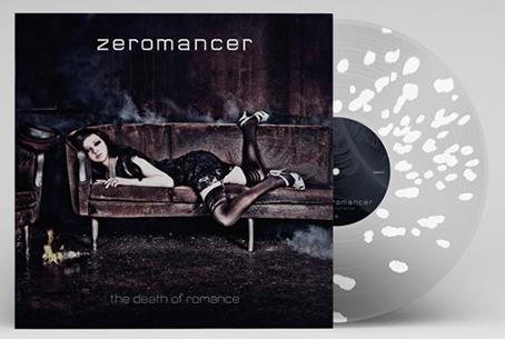 Zeromancer: DEATH OF ROMANCE, THE (LIMITED) (TRANSPARENT W/ WHITE SPLATTERS) VINYL LP - Click Image to Close