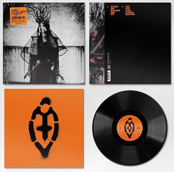 Brides Of The Black Room, The: BLOOD AND FIRE (LIMITED BLACK) VINYL LP - Click Image to Close