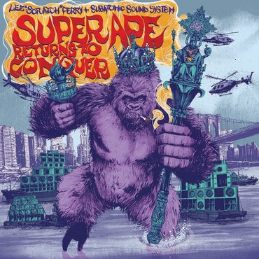 Lee "Scratch" Perry + Subatomic Sound System: SUPER APE RETURNS TO CONQUER (COLOR) VINYL LP - Click Image to Close