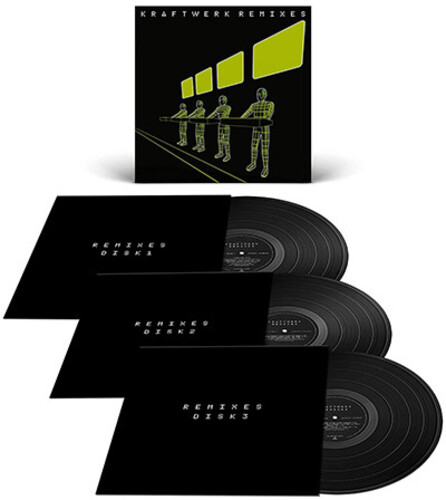 Kraftwerk: REMIXES (BLACK) VINYL 3XLP - Click Image to Close