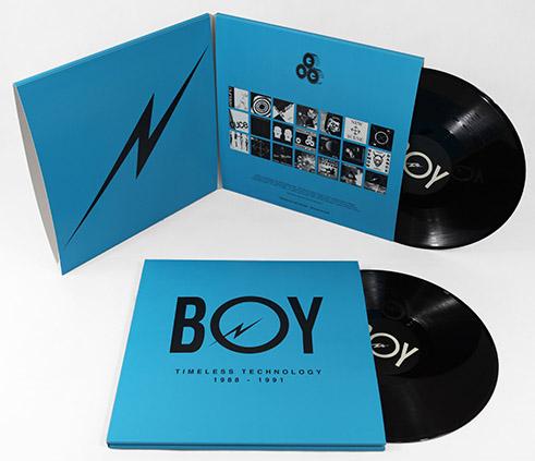 Various Artists: BOY Records - Timeless Technology 1988-1991 (BLACK) VINYL 4XLP - Click Image to Close