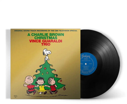 Vince Guaraldi Trio: CHARLIE BROWN CHRISTMAS, A (GOLD FOIL EDITION) VINYL LP - Click Image to Close