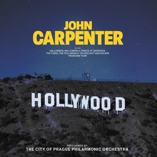 City Of Prague Philhaarmonic Orchestra: JOHN CARPENTER HOLLYWOOD STORY (BLACK W/ RED SPLATTER) VINYL LP - Click Image to Close