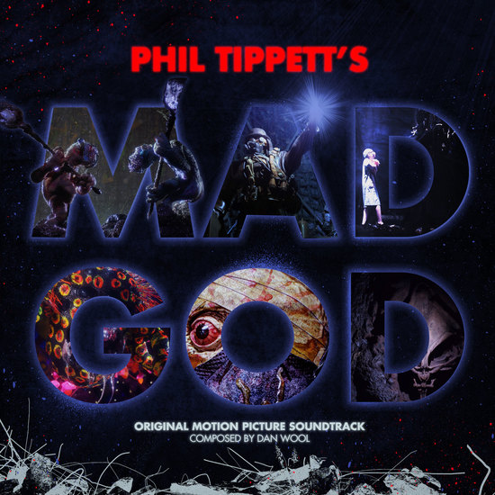 Dan Wool: MAD GOD ORIGINAL MOTION PICTURE SOUNDTRACK (RED WHITE BLUE SPLATTER) VINYL 2XLP - Click Image to Close