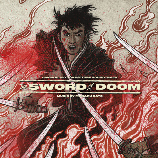 Masaru Sato: SWORD OF DOOM, THE ORIGINAL MOTION PICTURE SOUNDTRACK (BLACK, BONE, AND BLOOD SWIRL) VINYL LP - Click Image to Close