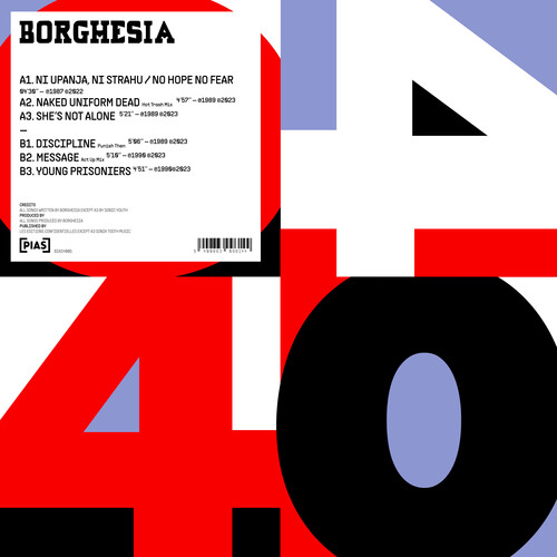 Borghesia: PIAS 40 VINYL 12" - Click Image to Close